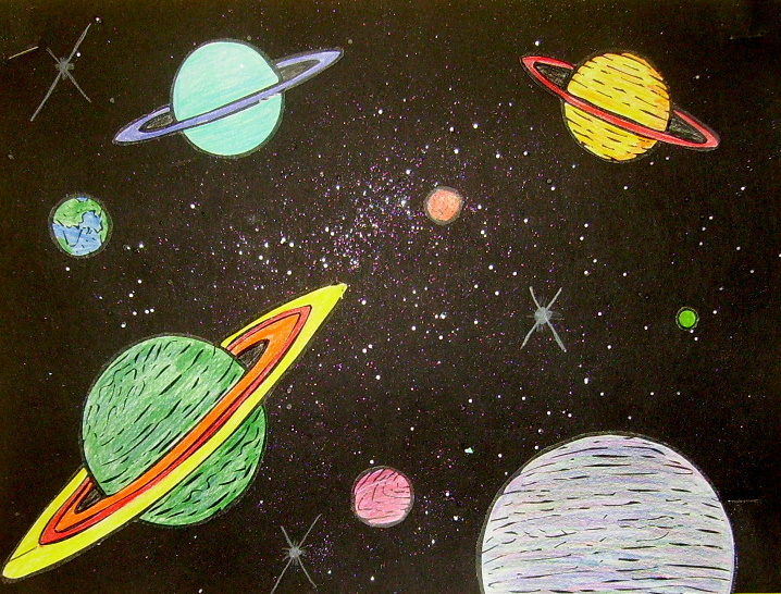 Sketchbook For Kids: Drawing pad for kids / Space galaxy astronomy