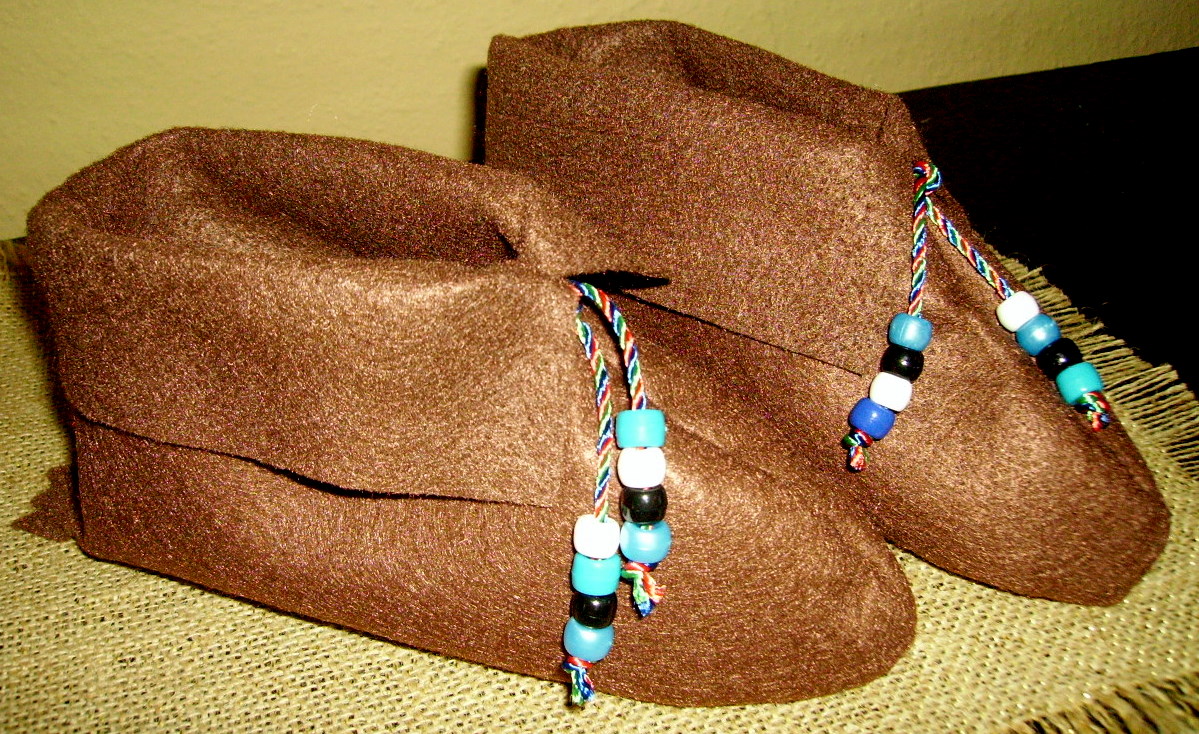 How to Make Indian Moccasins. Different Native American tribes use various  patterns in making moccasins and each…